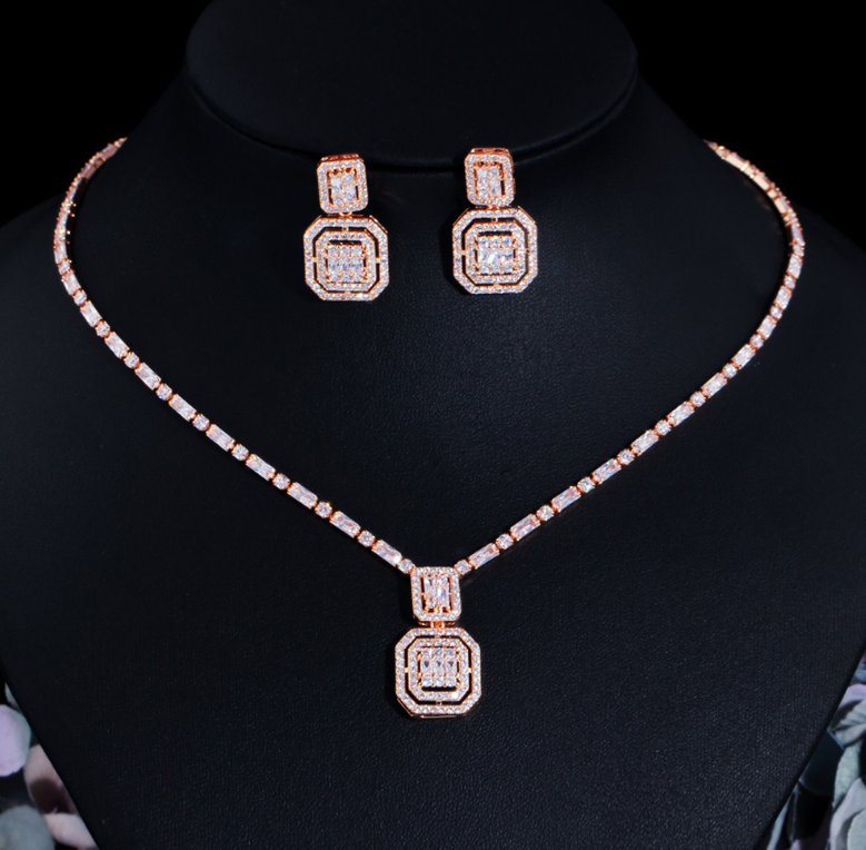 Conjunto de Jóias Geométrica